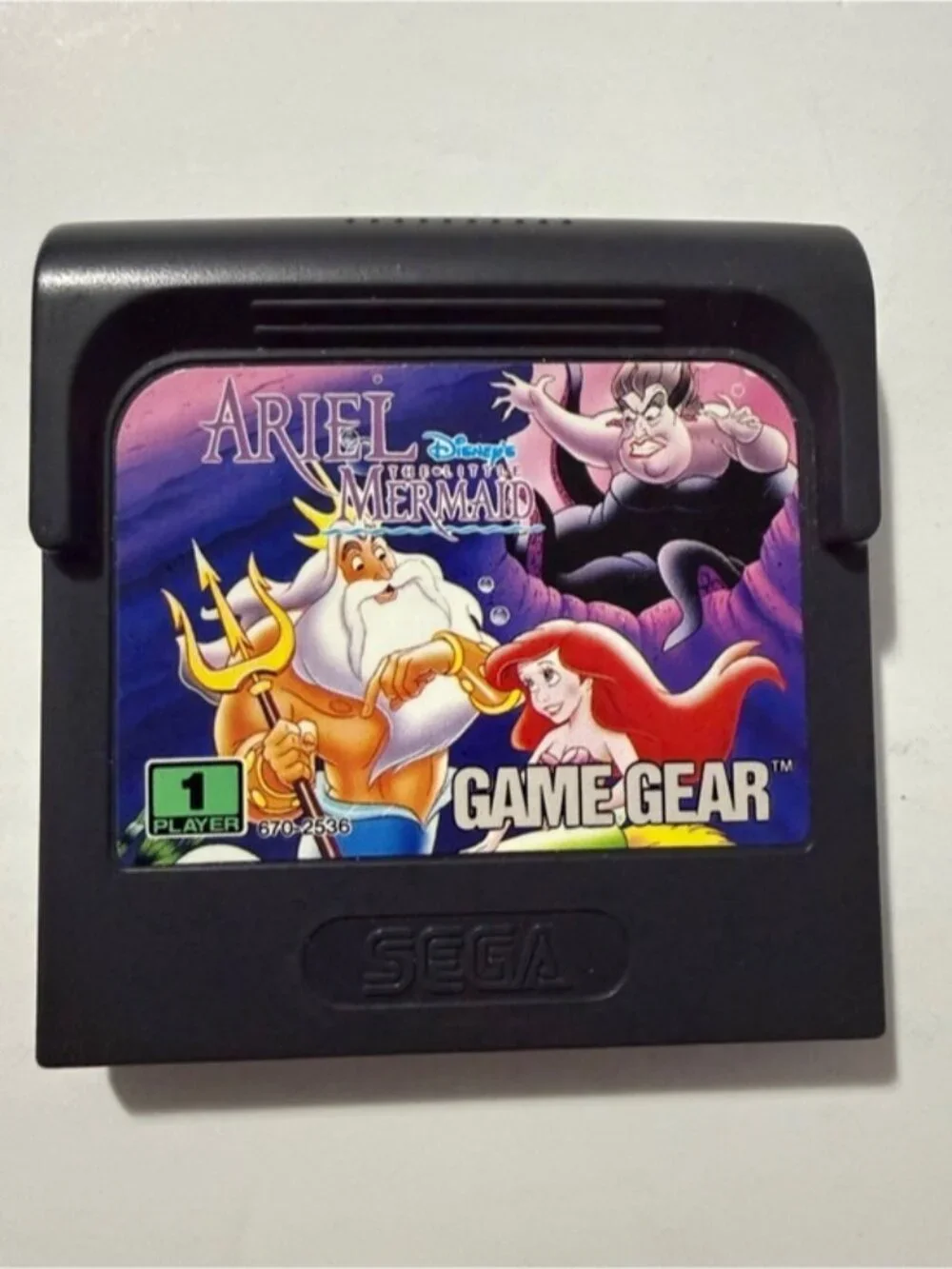 Ariel The Little Mermaid Sega Game Gear Cartridge Only